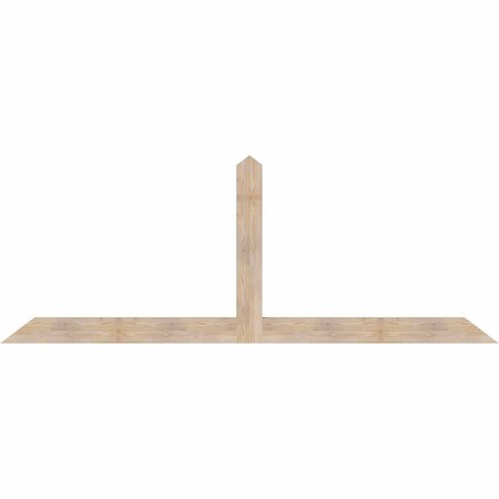 Ekena Millwork Portland Smooth Timber Gable Bracket, Douglas Fir, 108"W x 40"H x 3 1/2"D x 5 1/2"F, 9/12 Pitch GBW108X40X0406POR00SDF